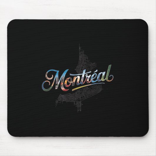 Reise Montreal Quebec Kanada Urlaub Mousepad (Vorne)