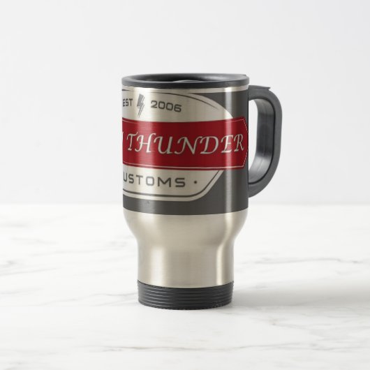 REISE MUG DIRTY THUNDER STYLE REISEBECHER (VorderseiteRechts)