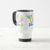 REISE MUG - GLAS HALB VOLL REISEBECHER (Vorderseite Links)