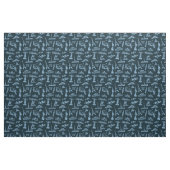 Reise-Muster im Blues-Muster Stoff (Fat Quarter (45,7 x 55,9 cm))