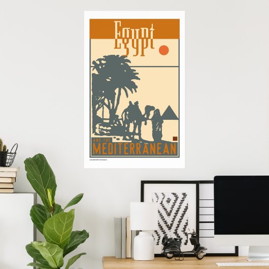 REISE nach Ägypten Poster (Heimbüro)