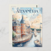 Reise nach Alexandria Virginia Postkarte (Vorne/Hinten)