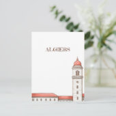Reise nach Algier Postkarte (Stehend Vorderseite)