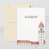 Reise nach Algier Postkarte (Vorne/Hinten)
