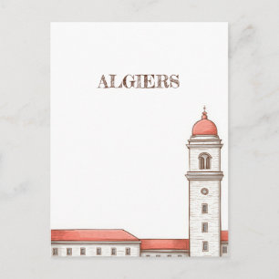 Reise nach Algier Postkarte