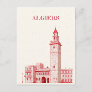 Reise nach Algier Postkarte