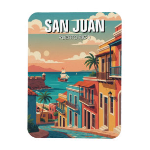 Reise nach Alt-San Juan Puerto Rico Magnet