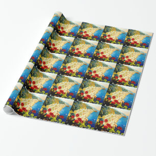 Reise nach Amalfi Italien Europa Vintage Geschenkpapier