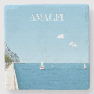 Reise nach Amalfi Italien Steinuntersetzer
