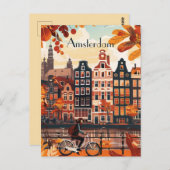 Reise nach Amsterdam Postkarte (Vorne/Hinten)