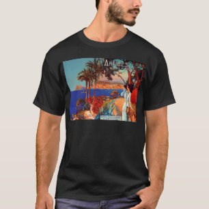 Reise nach Antibes Cote D'Azur im Vintage-Stil T-Shirt