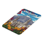 Reise nach Arequipa Peru Magnet (Linke Seite)