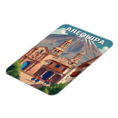 Reise nach Arequipa Peru Magnet (Linke Seite)