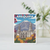 Reise nach Arequipa Peru Postkarte (Stehend Vorderseite)