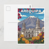 Reise nach Arequipa Peru Postkarte (Vorne/Hinten)