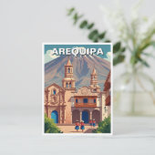Reise nach Arequipa Peru Postkarte (Stehend Vorderseite)