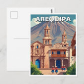 Reise nach Arequipa Peru Postkarte (Vorne/Hinten)