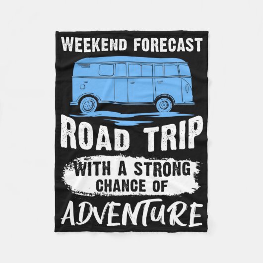 Reise nach Art Road und Abenteuer Fleecedecke (Vorderseite)