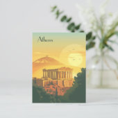 Reise nach Athen Postkarte (Stehend Vorderseite)