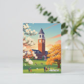 Reise nach Auburn Alabama Postkarte (Stehend Vorderseite)