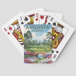 Reise nach Augusta Georgia Spielkarten