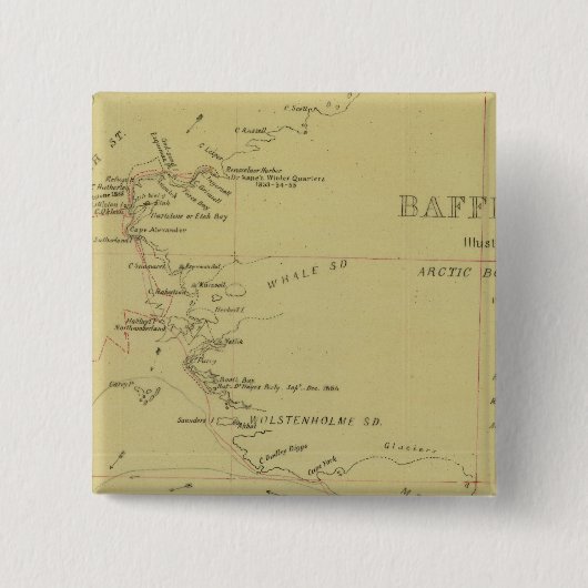 Reise nach Baffin Bay Button (Vorderseite)