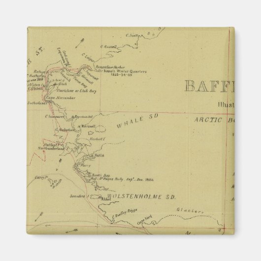 Reise nach Baffin Bay Magnet (Vorne)