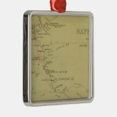 Reise nach Baffin Bay Silbernes Ornament (Rechts)
