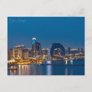 Reise nach Baku Aserbaidschan Stadt Schloss im Vin Postkarte