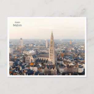 Reise nach Belgien Antwerpen vintage retro Postkarte