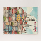 Reise nach Belgrad Serbien Puzzle (Horizontal)