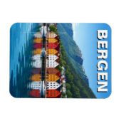 Reise nach Bergen Norwegen Magnet (Horizontal)