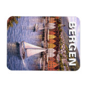 Reise nach Bergen Norwegen Magnet (Horizontal)