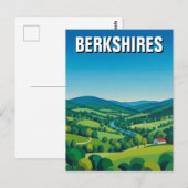 Reise nach Berkshires Massachusetts Postkarte (Vorne/Hinten)