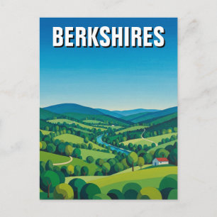 Reise nach Berkshires Massachusetts Postkarte