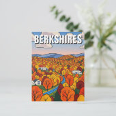 Reise nach Berkshires Massachusetts Postkarte (Stehend Vorderseite)