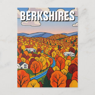 Reise nach Berkshires Massachusetts Postkarte