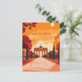 Reise nach Berlin Postkarte (Stehend Vorderseite)