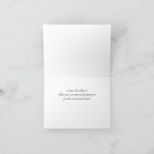 Reise nach Bethlehem Notecard Feiertagskarte (Innenseite)