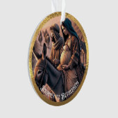 Reise nach Bethlehem Ornament Akrylorische Ornamen (Vorderseite)