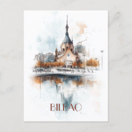 Reise nach Bilbao Spanien Postkarte