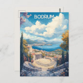 Reise nach Bodrum Turkiye Postkarte (Vorne/Hinten)
