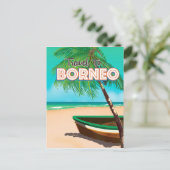 Reise nach Borneo Postkarte (Stehend Vorderseite)