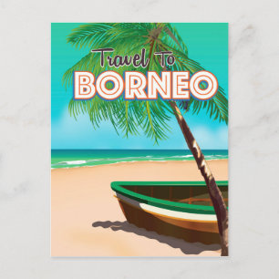 Reise nach Borneo Postkarte
