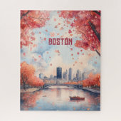 Reise nach Boston USA Puzzle (Vertikal)