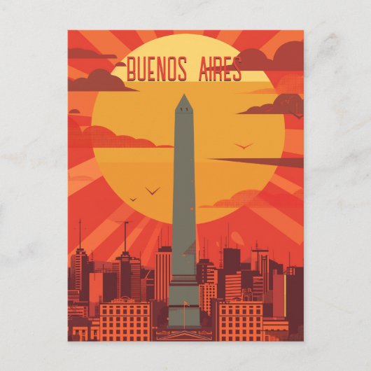 Reise nach Buenos Aires Postkarte (Vorderseite)