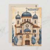 Reise nach Bukarest Rumänien Postkarte (Vorne/Hinten)
