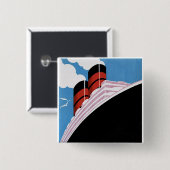 Reise nach CA und Gewerkschaft Button (Vorne & Hinten)