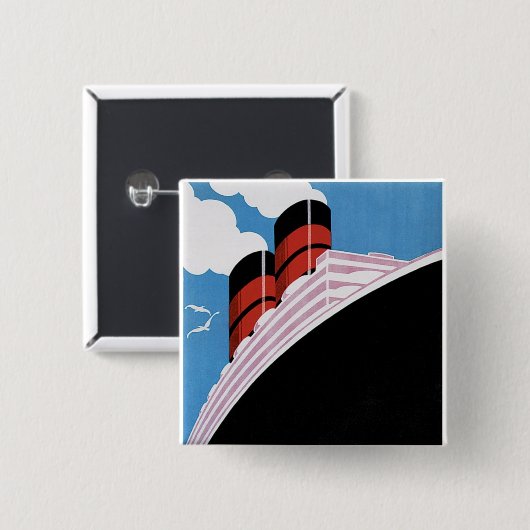 Reise nach CA und Gewerkschaft Button (Vorne & Hinten)