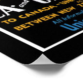 Reise nach CA und Gewerkschaft Poster (Ecke)